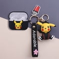 thumbnail image 3 of Honor EarBuds 2 Lite Case Cartoon Bear Keychain Pendant Kaws Plush briquettes Honor Earbuds 2SE Silicone Soft Shell Case Katong Pikachu Doraemon Cute Coffee Bear Pendant Honor Earbuds 2 Lite Cover, 3 of 4