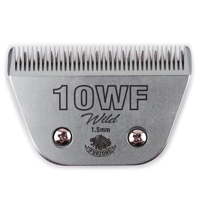 Furzone Detachable Blade - Size 10FW Blade 1/16", Made of Extra Durable Japanese Steel, Compatible with Most Andis, Oster, Wahl A5 Clippers