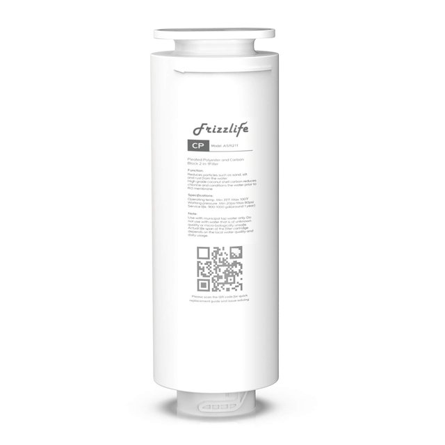 Cartucho de filtro de repuesto Frizzlife ASR211 para PD600-TAM3