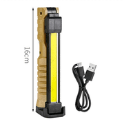 COB Foldable Flashlight LED Work Light 7 Modes Magnetic USB Rechargeable Torch Portable Working Flash