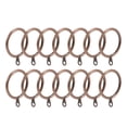 thumbnail image 2 of Uxcell Metal 38mm Inner Dia Copper Curtain Rings 28 Pack, 2 of 5