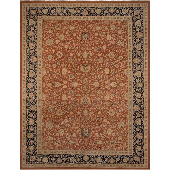 Versailles Autumn Rust/Navy Rug, 9'0" x 12'0"