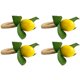thumbnail image 3 of 16 Piezas Anillo de Servilleta de Planta Limón Simulación,Hebilla Comida Fruta,Modelo de Hotel,Anillo Servilleta para Habitación, Hebilla Servilleta,Suministros para Fiestas, 3 of 5