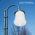 thumbnail image 3 of Luxshiny Classic Post Lamp Shade Acrylic Light Transmission for Gate Posts and Garden 1Pcs, 3 of 8