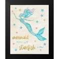 thumbnail image 2 of Carpentieri, Natalie 15x18 Black Modern Framed Museum Art Print Titled - Mermaid Kisses, 2 of 5