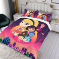 thumbnail image 3 of Penny Conjunto de sábanas temático, trío de piezas, cómodo y amigable con la piel, diseño único, regalo de decoración para el hogar para familiares, amigos y fans,135cm *200cm, 3 of 6
