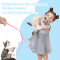 thumbnail image 6 of Easy Joy 2Pcs Interactive Cat Toy Wand Cats Silicone Mouse Tail for Cats Indoor Interactive Exercise, 6 of 9