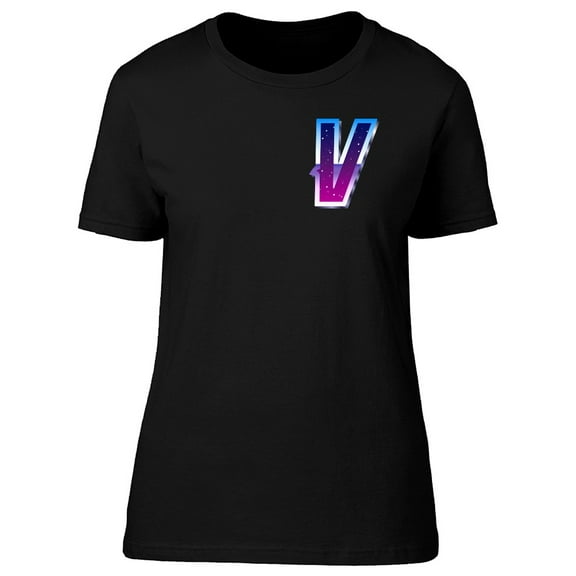 Retro Sci-Fi V Letter Tee Men's -Image by Shutterstock