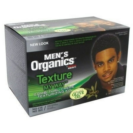 3 Pack - Africa's Best Organic Texture My Way Kit For Men 1 (Best Weave Texture For African American Hair)