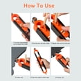 thumbnail image 3 of Contour Gauge Duplicator with Locking Irregular Shaping Measure Ruler for Woodworking Tracing Flooring Molding Repairing DIY Decoration, 3 of 8