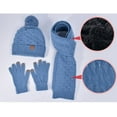 thumbnail image 4 of Ediodpoh Winter Warm Hat Scarf and Gloves Set for Baby Outdoor Cold Weather Protection Three Piece Set Black, 4 of 8