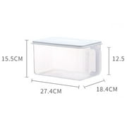 6.2L plastique réfrigérateur boîte de rangement alimentaire garder frais organisateur fruits maison cuisine conteneur