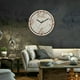 thumbnail image 4 of Reloj de pared nórdico redondo Baoblaze sin tictac decoración del hogar Beige, 4 of 7