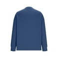 thumbnail image 5 of ICHUANYI Women's V Neck Solid Tops Casual Long Sleeve Pullover Fashion Solid Color Long-sleeved V-neck Pullover Top, 5 of 8