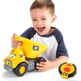 thumbnail image 3 of Juguete de construcción CAT Junior Crew Lil' Movers RC Truck + Dump, 3 of 6
