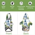 thumbnail image 6 of Honeii Parisian Cafe With Eiffel Print Small Dog Hoodies Pet Hooded Sweatshirts Fall Winter Puppy Cat Sweaters Warm Clothes for Small Dogs Outfits Costume-Large, 6 of 7
