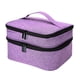 thumbnail image 3 of Estuche de transporte para esmalte de uñas, 2 piezas, protección del medio ambiente, maquillaje de viaje rosa púrpura Zulema Estuche de transporte de esmalte de uñas, 3 of 8