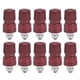 thumbnail image 5 of 10 Uds. Conector de Terminal de soldadura niquelado de latón con rosca M6 de poste de encuadernación 0‑380VRrojo, 5 of 5