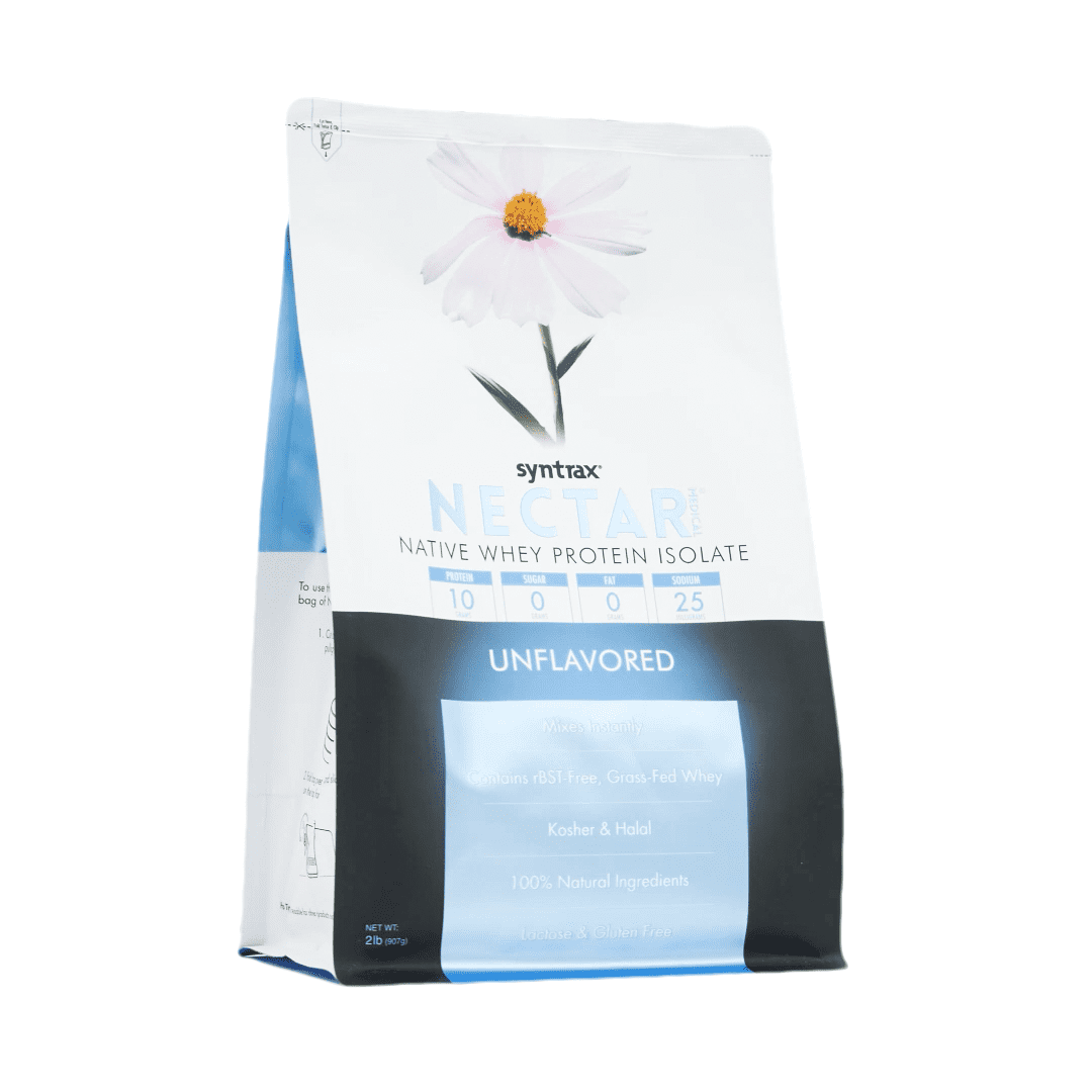 Syntrax Nectar Medical, Unflavored, 2 lb. - 100% Whey Protein Isolate - Great in Food Recipes