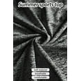 thumbnail image 6 of Women's Maternity T-Shirt Short Sleeve Split Side Pregnancy Tops Maternity Clothes, X-Large, 6 of 7