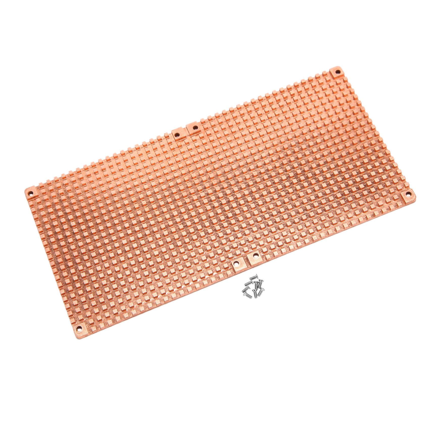 Buy 3mm GPU Backplate Pure Copper Heatsink Graphics Card Radiator