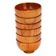 thumbnail image 1 of 6 Piezas de Madera para Servir Vajilla Arroz, Sopa, Salsa, Café, Té, DecoracióN, Ensaladera Madera, Juego Cubiertos Cocina, 1 of 8