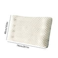 thumbnail image 3 of Honeeladyy Memory Pillows for Sleeping Hotel Collection Flexible Neck Pillow Soft and Gentle Supportive Soybean Pillow Core for Back, Side and Stomach Sleepers Mattress Pillow, 23.6" x15.7" ,White, 3 of 5