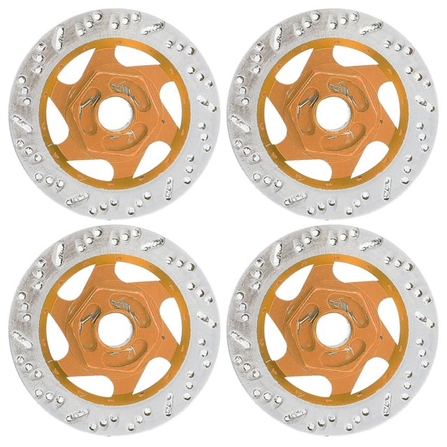Universal Aluminum Alloy RC Car Brake Disc Metal Hex Adapter for 1 10 Remote Control Car Set of 4PCS