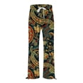 thumbnail image 4 of Stephy Women's New Thin Elastic Loose Large Size Korean Version of Everything Long Trousers Casual Trousers Haren, Black, L, 4 of 5