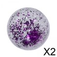 thumbnail image 1 of 2 Pelotas De Playa Inflables, Divertidos Juguetes De Piscina Para Fiestas De Cumpleaños Infantiles, 60 Cm, Color Violeta, 1 of 8