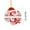 S, variant on Doghiosgha Letter Acrylic Christmas Ornament, Red Letter & Snowflake Patterns Hanging Pendant for Xmas Tree, Wreath & Holiday Decor, 3.1", C