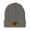 Dark Grey, variant on Beanie Ham Radio Operator Embroidery, One Size, Forest Green