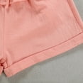 thumbnail image 4 of Odeerbi 2-8 Años Niñas Trajes de Verano Camisetas de Tirantes de Algodón Con Volantes Bordados Pantalones Cortos Conjunto de Dos Piezas Sin Mangas, 4 of 9
