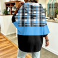 thumbnail image 6 of Hoodies for Women 3/4 Sleeve Oversized Hooded Pullover Loose Casual Sweatshirt Cozy Fall Winter Daily Outfit, 6 of 6