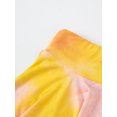thumbnail image 7 of Girls Skirt Spring Summer Tie Dye Skirt Pants With Running Tennis Pocket Sport Girls Skirts Orange 3 Years-4 Years, 7 of 7