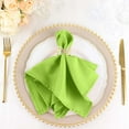thumbnail image 6 of Efavormart Pack of 5 Lime Green Premium 17" x 17" Washable Polyester Napkins Great for Wedding Party Restaurant Dinner Parties, 6 of 11