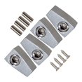 thumbnail image 1 of kusrkot 4 Pieces Guitar String Lock Professional for Instrument Electric Guitar Accs Argent, 1 of 9