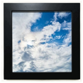 thumbnail image 1 of Dakr Blue Sky White Clouds Black Square Frame Picture Wall Tabletop, 1 of 3