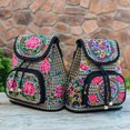 thumbnail image 3 of China Yunnan Ethnic Embroidery Backpack Retro Floral Embroidered Ladies Rucksack Embroidered Backpack Embroidered Shoulder Bag Goldenrod, 3 of 6