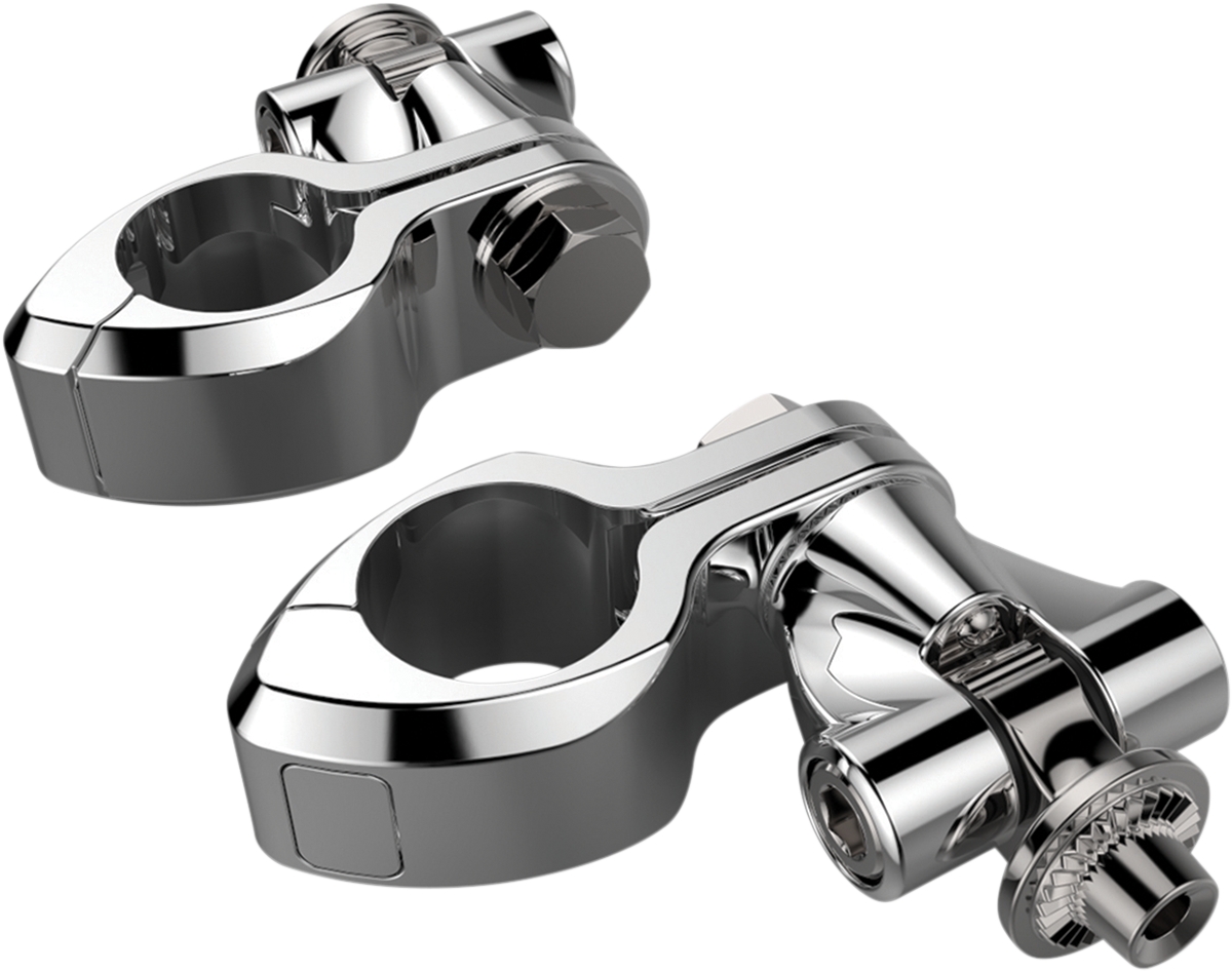 CIRO Engine Guard Highway Peg Mounting Kits Chrome Standard length for mounting Ciro Footpegs