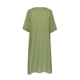 thumbnail image 4 of TopLLC Womens Summer Dresses Ensemble Deux Pièces à Imprimé Floral Flowy Chiffon Dress Grande Taille Col Rond Sans Manches Dress Invité de Mariage, 4 of 5