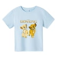 thumbnail image 4 of Lindas camisetas de El Rey León para niños, camisetas negras de manga corta de verano para niños y niñas, camisetas de dibujos animados de Simba Harajuku, ropa para mujer, 4 of 5