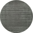 thumbnail image 1 of Ahgly Company Indoor Round Contemporary Gray Abstract Area Rugs, 5' Round, 1 of 6