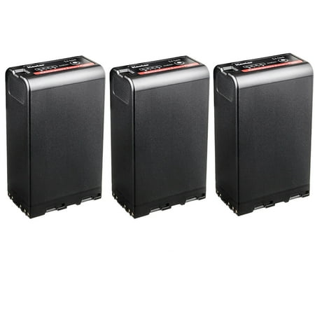 Kastar BP-U96 Battery 3-Pack Replacement for Sony PMW-EX160 PMW-EX260 PMW-EX280 PMW-F3 PMW-F3K PMW-F3L XDCAM EX HD422 PHU-60K ILME-FX6 PXW-FS5 PXW-FS5K PXW-FS5M2 Camera