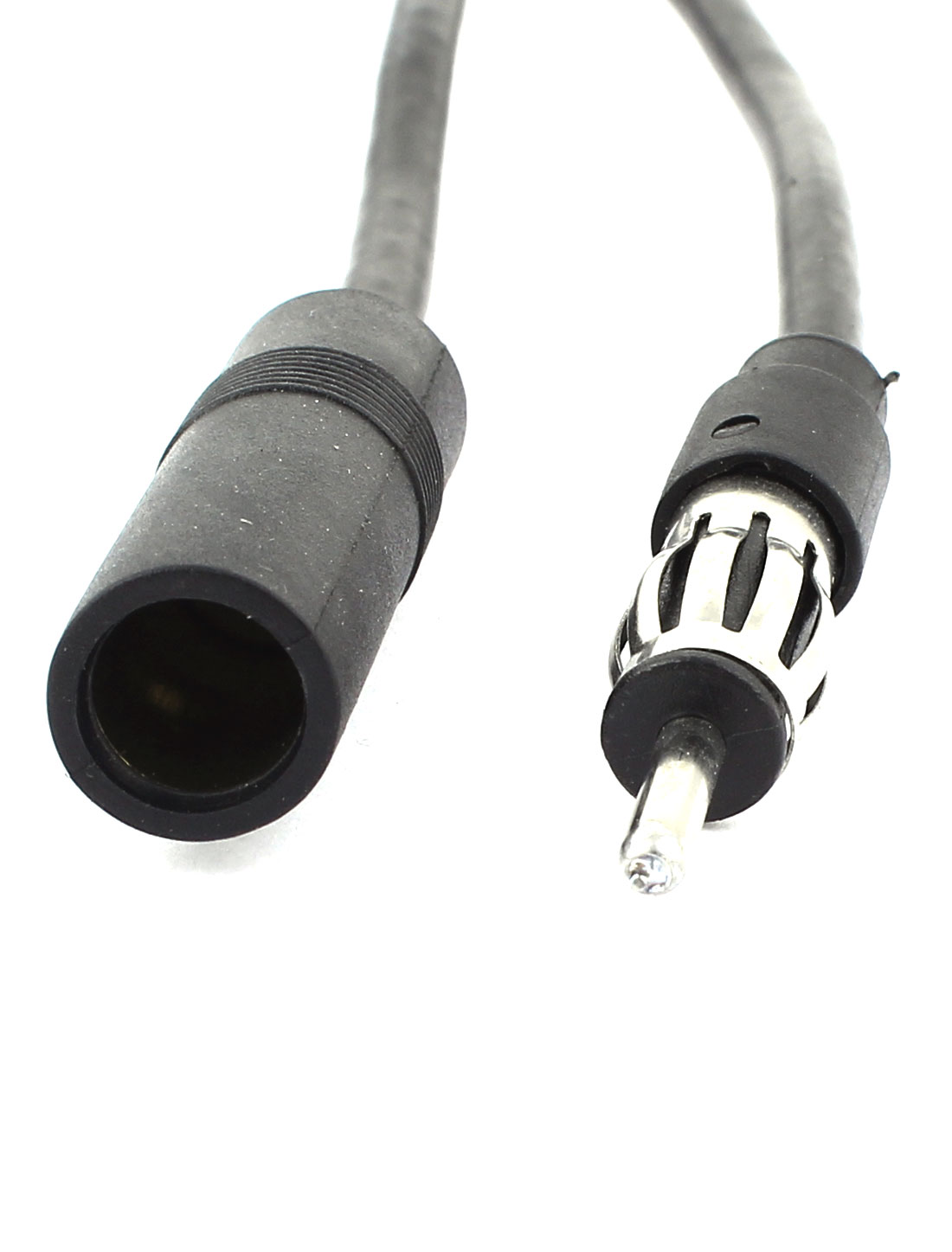 Car 1.5M Length Black Stereo FM Radio Antenna Connector Extension Cable