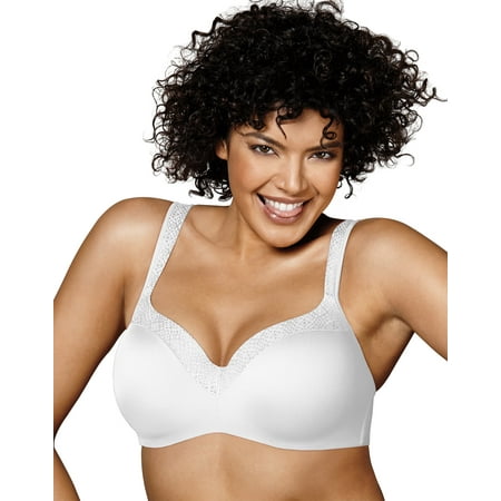 

Playtex Secrets Amazing Shape Balconette Underwire Bra White 42DDD Women s