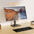 thumbnail image 4 of Moniteur d'Ordinateur LCD Simple - Support de Bureau Debout, Support Surélevé pour Écran avec Rotation Pivotante à Hauteur Réglable; Base Vesa, 4 of 8