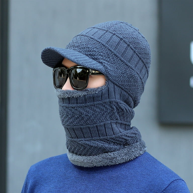 Warm Neck Face NUZYZ Stretchy Knitted Cover Winter Hat Balaclava Full Men Gaiter Women