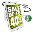 thumbnail image 2 of Sale Up To 40 Percent Off (24" X 36") Deluxe A-Frame Signicade, Includes 2 Removable Panels & Stand, 2 of 4