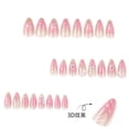 thumbnail image 3 of Presionador de uñas postizas QQPPOLIU Almond, 24 unidades, degradado brillante, 3 of 7